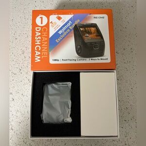 Rexing V1 Basic Dash Cam 1080p -Open Box, Never Used. Comes w/accessories & SDs